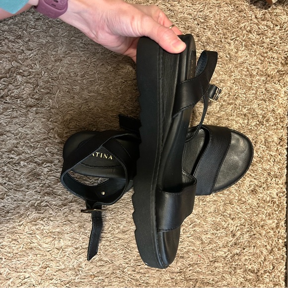 Black Women's Sandals - Picture 2 of 3